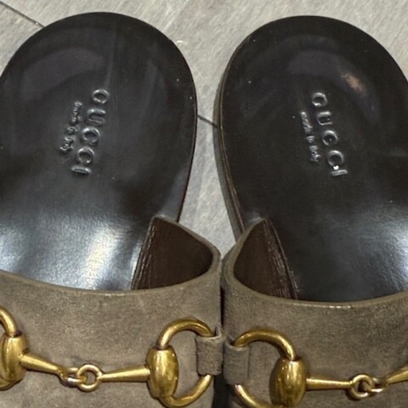 Authentic GUCCI Horsebit Flat Sandals Size 39 - Picture 6 of 11